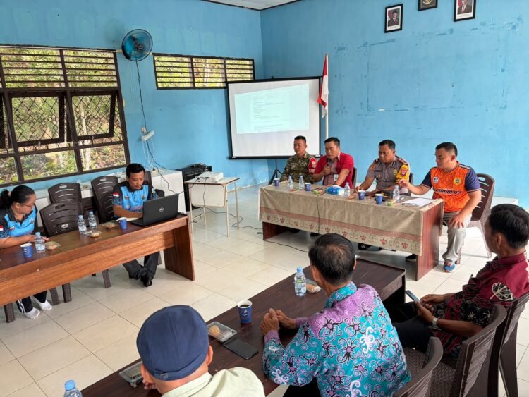 Mantapkan Persiapan Peresmian Kapel Rumah Doa SMAN 1 Tanjung Palas Barat, Kapolsek Hadiri Rapat Koordinasi Lintas Sektor