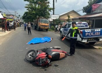 Kecelakaan di Jalan Pulau Banda Tarakan, Pengendara Sepeda Motor Meninggal Dunia