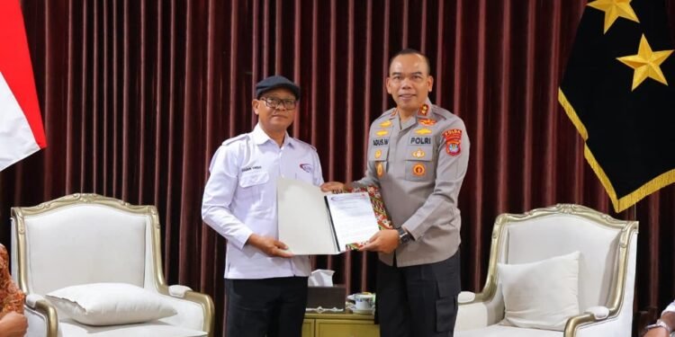 Temui Kapolda Kaltara, KSBSI Bahas Isu Pengupahan 2027 hingga PHI