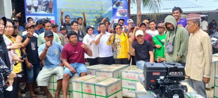 Berkat Perjuangan Hiyatul, Nelayan Tarakan Mendapat Bantuan 40 Mesin Kapal