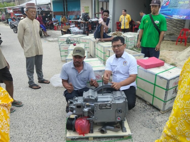 Berkat Perjuangan Hiyatul, Nelayan Tarakan Mendapat Bantuan 40 Mesin Kapal
