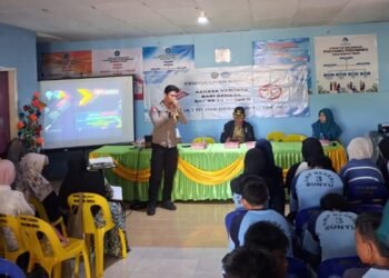 Perkuat Benteng Pencegahan Narkoba sejak Dini, Bhabinkamtibmas Polsek Pulau Bunyu Hadiri Sosialisasi POKJA 1 TP PKK