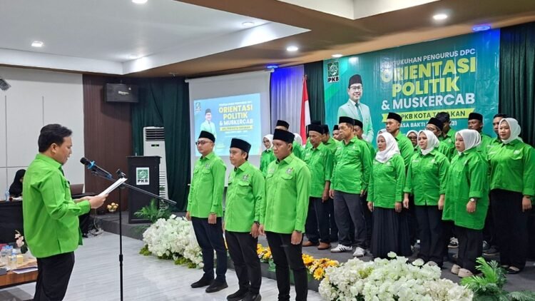 Pengurus DPC PKB Tarakan Dikukuhkan, Ahmad Usman Tekankan Kader Turun ke Masyarakat