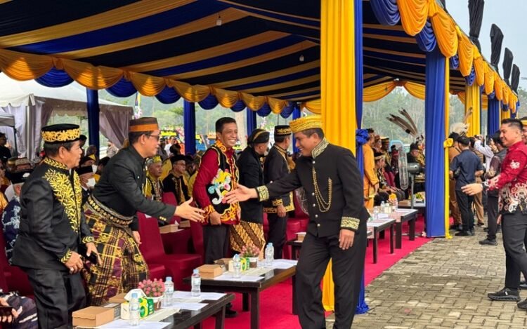 Peringati Hari Jadi Tanjung Selor ke-236 dan Kabupaten Bulungan ke-66, Polresta Bulungan Hadiri Upacara di Lapangan Hutan Bundayati