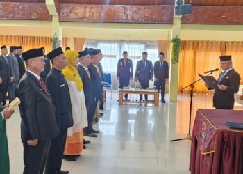 Terapan Sistem Manajemen Talenta, Ini Daftar Pejabat Pimpinan Tinggi Pratama Dilantik Walikota Tarakan 