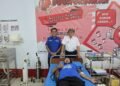 Wujud Kepedulian Sesama, Kader Partai Demokrat Tarakan Kompak Donor Darah di HUT ke-25