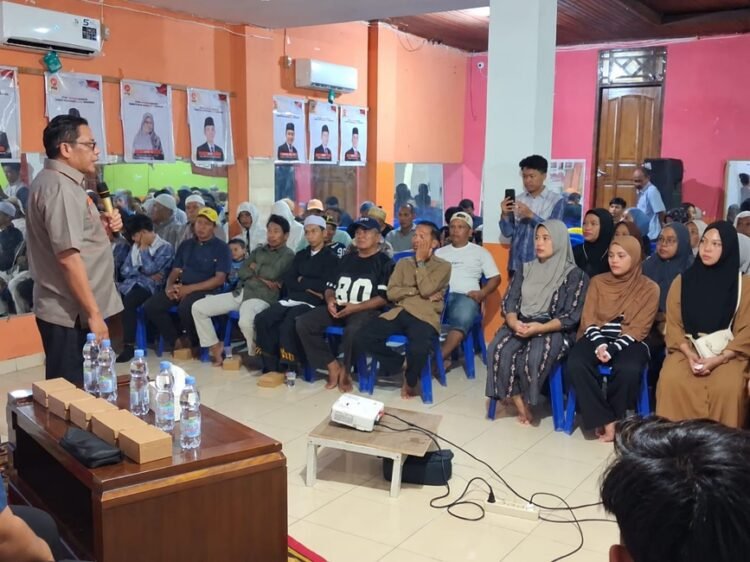 Ajak Warga, M. Nasir Dorong Pasar Baru Nunukan Jadi Kawasan Bebas Narkoba