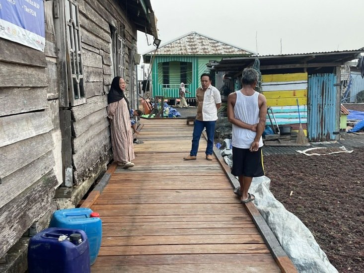 Bertahun-Tahun Dinantikan, Berkat Asrin Pembangunan Jalan dan Jembatan di Tanjung Pasir Akhirnya Terealisasi