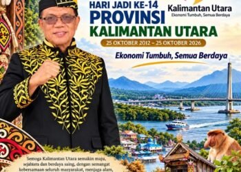 HUT ke-14 Kaltara, M. Nasir: Kemajuan Pesat Harus Diikuti Pemerataan, Hilirisasi dan Penguatan Perbatasan