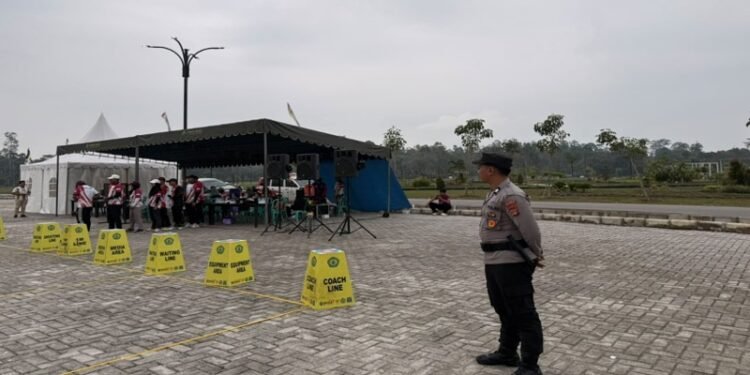 Polresta Bulungan Kawal Ketat Kejuaraan Panahan di Hutan Kota Tanjung Selor demi Keamanan Atlet dan Penonton