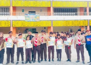 SMPN 5 dan SMPN 10 Dominasi Lomba Tingkat II Kwarran Tarakan Timur