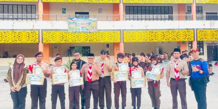 SMPN 5 dan SMPN 10 Dominasi Lomba Tingkat II Kwarran Tarakan Timur