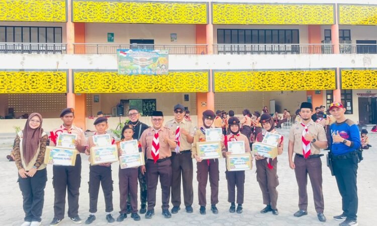 SMPN 5 dan SMPN 10 Dominasi Lomba Tingkat II Kwarran Tarakan Timur