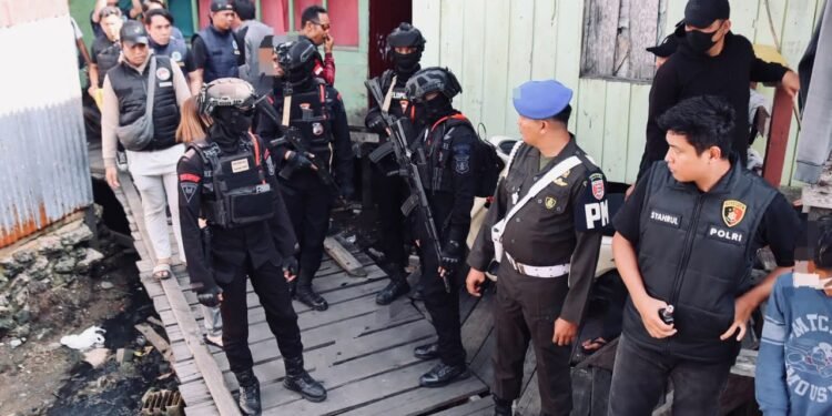 Aparat Gabungan Gelar Operasi Sarang Narkoba di Tarakan, 7 Orang Diamankan di Tiga Lokasi