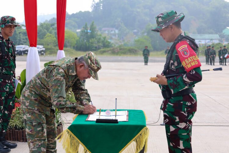 TMMD ke-130 Kodim Tarakan Buka Lahan 1 Hektare untuk Dukung Ketahanan Pangan