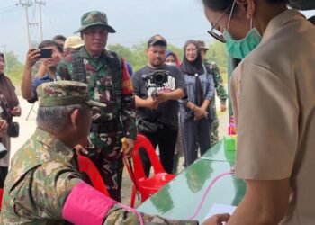 Buka TMMD ke-130, Kodim Tarakan Gelar Pemeriksaan Kesehatan dan Pengobatan Gratis