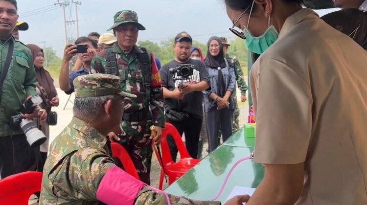 Buka TMMD ke-130, Kodim Tarakan Gelar Pemeriksaan Kesehatan dan Pengobatan Gratis