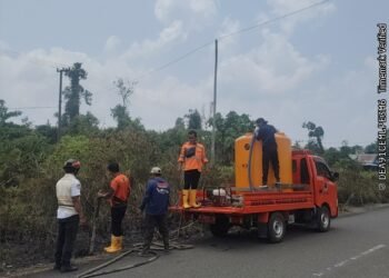 Tim Gabungan Bergerak Cepat Padamkan Karhutla 1 Hektare di Sedulun