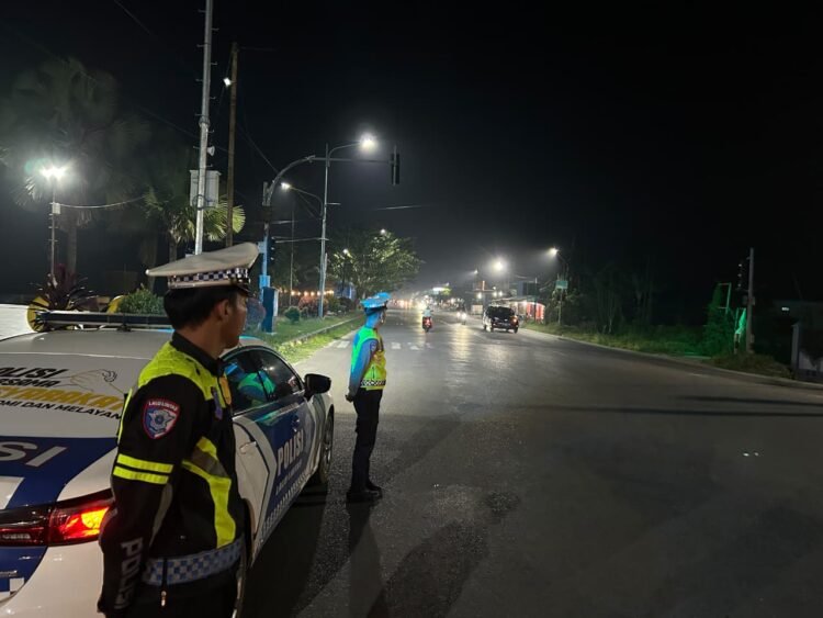 Patroli Malam di Empat Wilayah, Polda Kaltara Cegah Balap Liar dan Kriminalitas