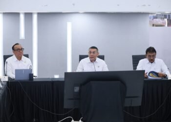 Wamen Ossy Tinjau Langsung Kebakaran Kantah Karawang, Prioritaskan Keselamatan dan Pemulihan Layanan