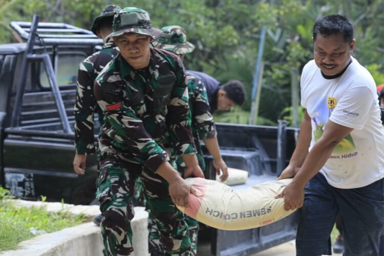 Material Bangunan Tersedia, Rehab Rumah Cristina dalam Program TMMD Tarakan Berlanjut
