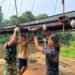 Pemasangan Plat Besi Dikebut, Jembatan Perintis Garuda Buong Baru Terus Berlanjut