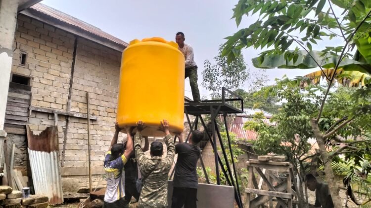 Sumur Bor TMMD ke-130 Kodim Tarakan Rampung, 50 KK di Kampung Satu Skip Bersiap Manfaatkan Air