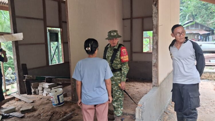 Program Bedah Rumah TMMD Ke-130 Tarakan Capai 60 Persen