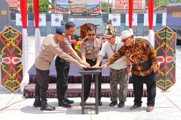 Kapolda Kaltara Buka Open Tournament Menyumpit Dalam Rangka Memperingati HUT ke-81 Korps Brimob Polri